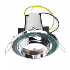 Поворотный точечный светильник Brille 60W RO-50 Хром 161268 Єланець