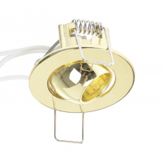 Маленький точечный светильник Brille 20W HDL-DJ 12 Латунь 163172 Боярка