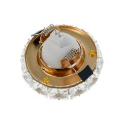 Декоративный точечный светильник Brille 40W HDL-G242 Золотистый 36-144 Луцьк