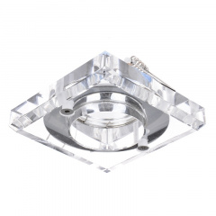 Декоративный точечный светильник Brille 20W HDL-G153 Бесцветный 164138 Хмільник