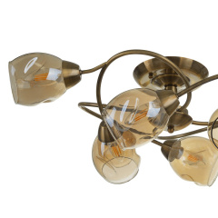 Люстра Brille 60W E27 Золотистый Коростень
