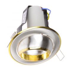 Поворотный точечный светильник Brille 60W RO-50 Хром 161253 Ясногородка