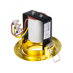 Поворотный точечный светильник Brille 60W RO-39 Золотистый 161312 Чорноморськ