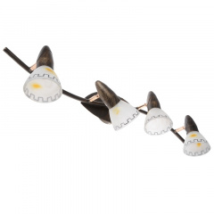 Светильник спот Brille Металл 40W HTL-137 Коричневый L5-265 Сарны