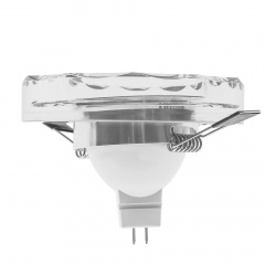 Декоративный точечный светильник Brille 40W HDL-G249 Хром 36-157 Курінь