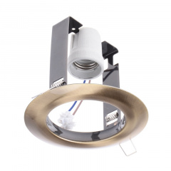 Точечный светильник Brille 60W Ring 80 Золотистый 161162 Хмільник