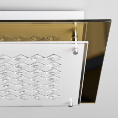 Светильник настенно-потолочный Brille 60W BR-002431 Золотистый Сарни