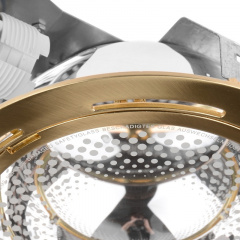 Светильник потолочный встроенный Brille 52W DL-01 Латунь Чугуев