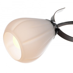 Люстра потолочная Brille 40W E14 Хром Сарни
