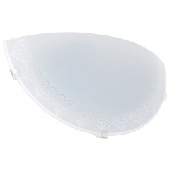 Бра половинка Brille 60W W-553 Белый Долина