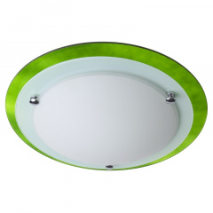 Светильник настенно-потолочный Brille 60W W-188 Зеленый Вишгород