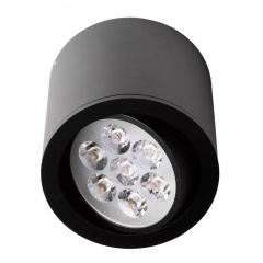 Светильник потолочный led накладной Brille 7W LED-211 Черный Пологи