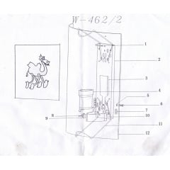 Светильник настенно-потолочный Классический Brille 40W W-462 Белый Лубны