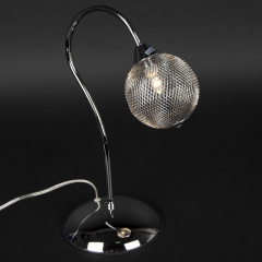 Настольная лампа в современном стиле декоративная Brille 40W BR-01363 Хром Павлоград