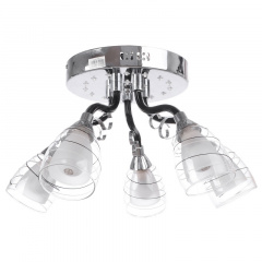 Люстра потолочная Brille 40W E14 Хром Лубны