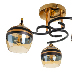 Люстра Brille 60W E27 Золотистый Долина