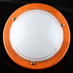 Светильник настенно-потолочный Brille 60W PK-041 Золотистый Ромны