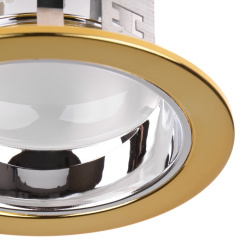 Светильник потолочный встроенный Brille 26W DL-03 Латунь Славянск