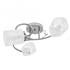 Люстра Brille 40W E14 Никель Хуст