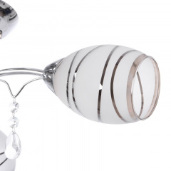 Люстра потолочная Brille 40W E14 Хром Стрий