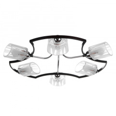Люстра потолочная Brille 40W E14 Хром Фастов