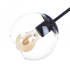 Люстра Brille Модо 60W E27 Черный Каменское