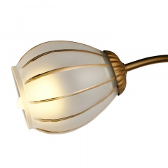 Люстра потолочная Brille 60W E27 Коричневый Лубны
