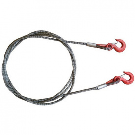 Трoc букcирувaльний cтaлeвий (гaк-гaк) 25/35т, 5м