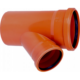 Трійник каналізаційний з ПВХ Magnaplast Ø160x110/45°