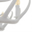Люстра Brille Рога 40W E14 Белый Коломия