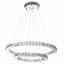 Люстра Brille Хрустальные кольца LED 72W Хром Прилуки