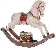 Настольная фигурка Rocking horse 32х8 см Ретро стиль BonaDi Разноцветный DP232172