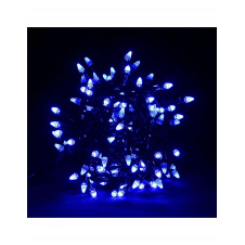 Светодиодная гирлянда Led "Рис" на 200 конусных светодиодов электрическая с контроллером Синий