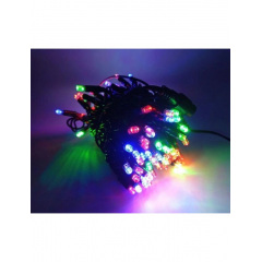 Светодиодная гирлянда нить уличная Led (2089) на 80 Bicolor светодиодов электрическая 1 режим 8 м на зеленом проводе Разноцветный Южноукраїнськ