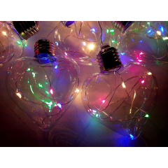Гирлянда штора лампочки FMA Сердце 3х1.5 м 150 LED Мультицвет (1500784734) Тернопіль