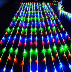 Гирлянда штора FMA Водопад 480 RGB led 4.0х2.0 м Мультицвет (1500929786) Лосинівка