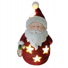 Новогодняя декоративная фигура Novogod'ko Дед Мороз 46 см LED (974206) Калуш