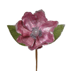 Декоративный цветок Flora Магнолия 15 см Розовый (75357) Харків
