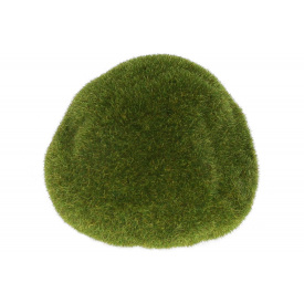 Декор пластиковый фигурный Камень с мхом LI100298 BonaDi 14см траявной зеленый