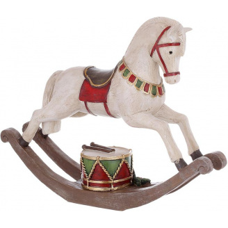 Настольная фигурка Rocking horse 32х8 см Ретро стиль BonaDi Разноцветный DP232172