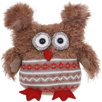 Декоративная игрушка Owl 15х23 см Разноцветный BonaDi DP232223