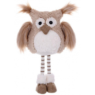 Декоративная игрушка Owl in stockings 41 см BonaDi Разноцветный DP232374