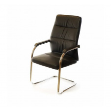 Крісло конференційне АКЛАС Натан CH CF Чорний (PU-чорний виставковий взірець)