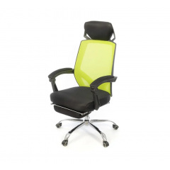 Крісло АКЛАС Катран CH RL (L) Чорне із салатовим Вінниця