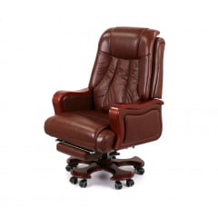 Крісло АКЛАС Трістрам EX RL Коричневий (Шкіра Lux LC-I) Броды