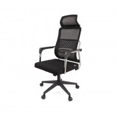 Крісло АКЛАС Вірго HR HB Чорне Косів