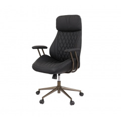 Крісло АКЛАС Кассіно 9663-52P Чорне Кременець