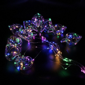 Гирлянда штора лампочки FMA Сердце 3х1.5 м 150 LED Мультицвет (1500784734)