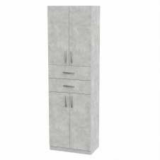 Офісна шафа Компаніт КШ-11 1950х600х366 мм дсп сірий