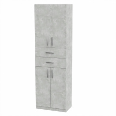 Офісна шафа Компаніт КШ-11 1950х600х366 мм дсп сірий Курень